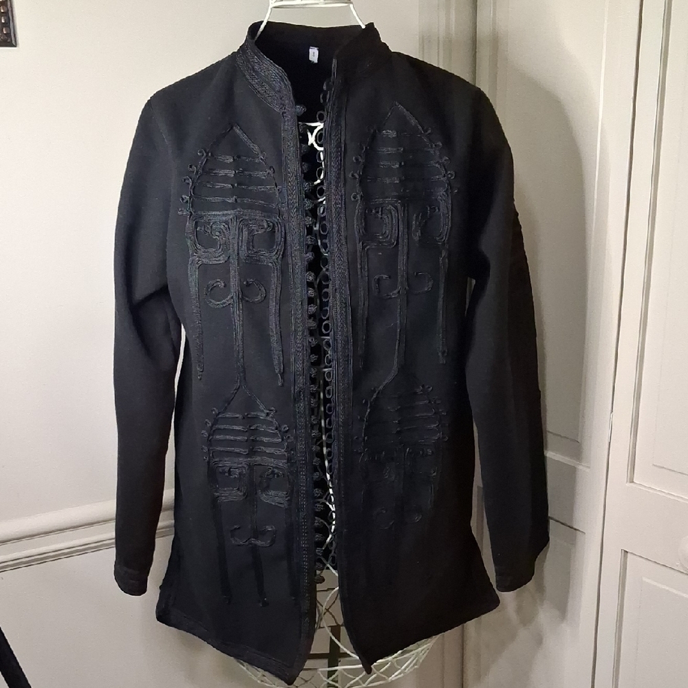 Black Embroidered Jacket